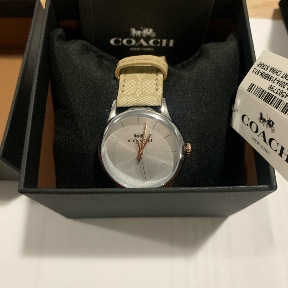 Women’s brand new Coach watch with box and tags